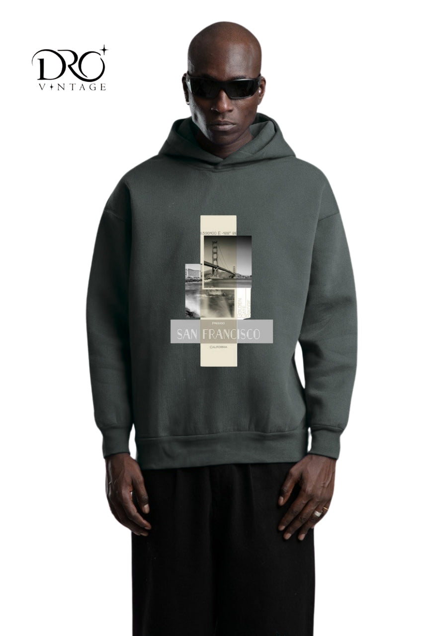 Dro Vintage San Francisco Bridge Hoodie
